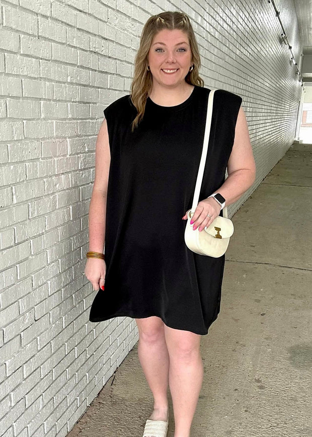**FINAL SALE** Plus Muscle Tank Dress