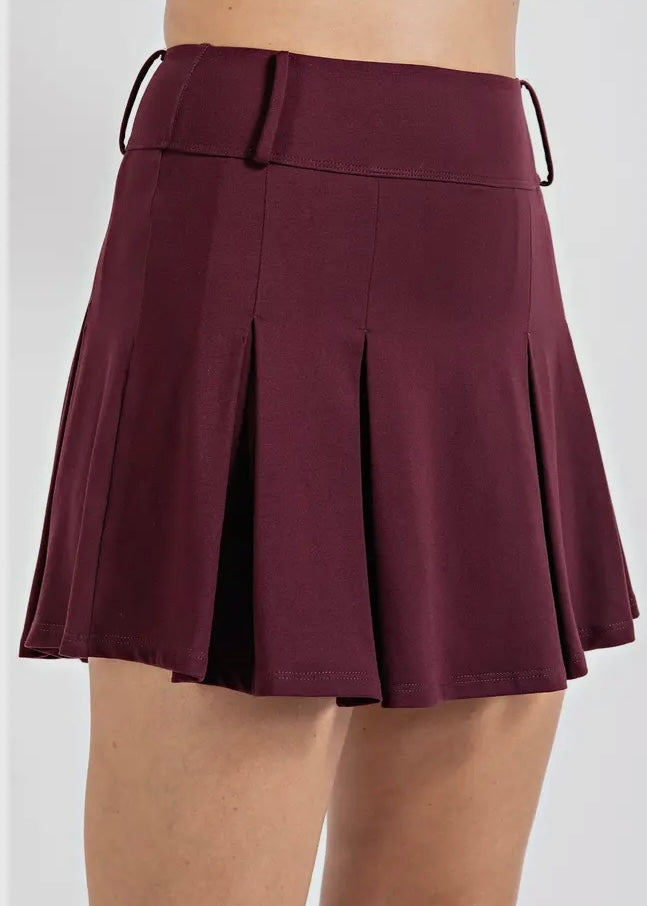 Butter Luxe Pleat Skort/Plus