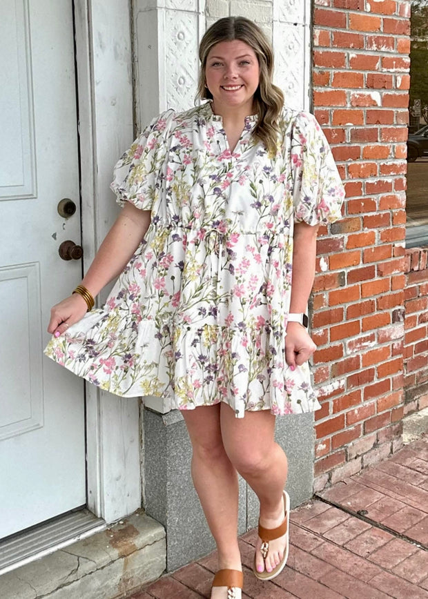 The Lita Floral Shift Mini Dress