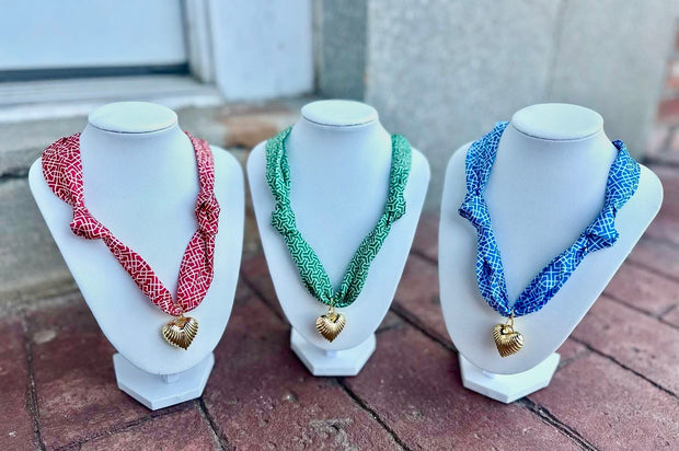 Serafina Scarf Charm Necklace