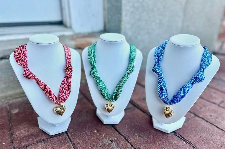 Serafina Scarf Charm Necklace