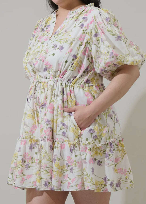 The Lita Floral Shift Mini Dress
