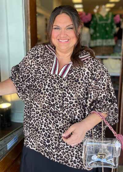 Leopard Luxe Top/Plus