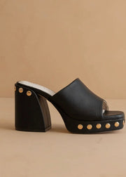 The Leona Studded Platform Heel