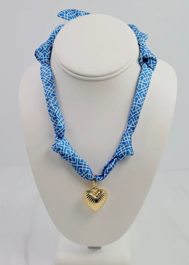 Serafina Scarf Charm Necklace