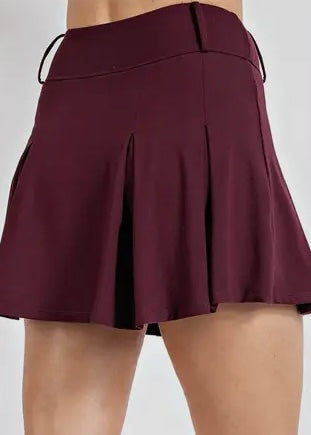 Butter Luxe Pleat Skort/Plus
