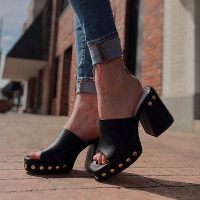 The Leona Studded Platform Heel