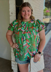 Color Me Happy Blouse/Plus