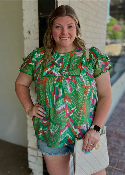 Color Me Happy Blouse/Plus
