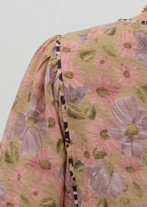 Vintage Floral Top/Plus