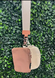 Double Pouch Wallet Keychain