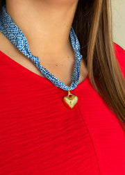 Serafina Scarf Charm Necklace