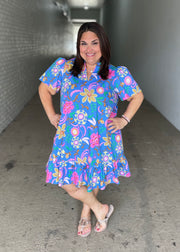 The Celeste Floral Mini Dress