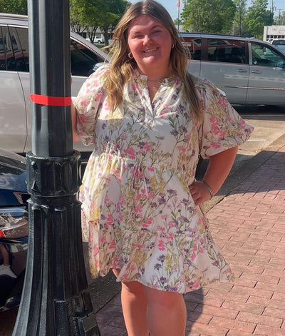 The Lita Floral Shift Mini Dress