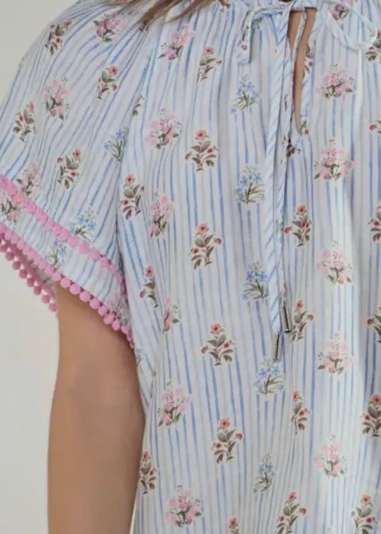 Garden Party Blouse/Plus
