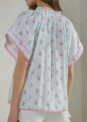 Garden Party Blouse/Plus