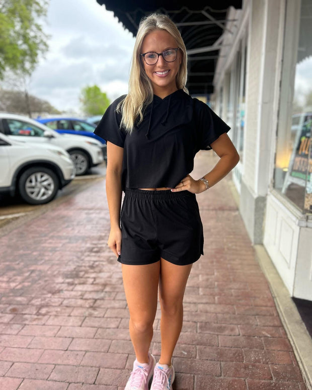 **FINAL SALE** Air Essentials Foldover Waist Shorts