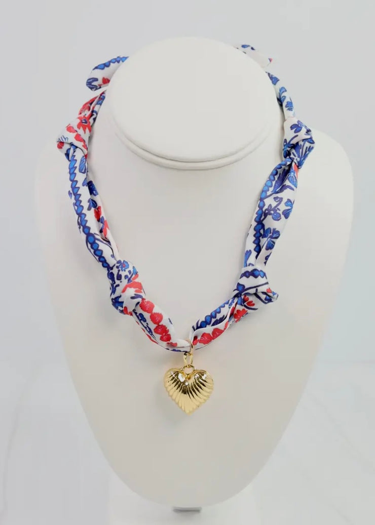 Serafina Scarf Charm Necklace