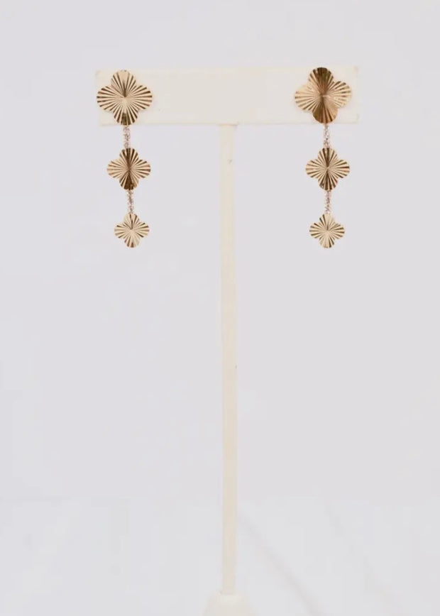 Luken Clover Drop Earrings