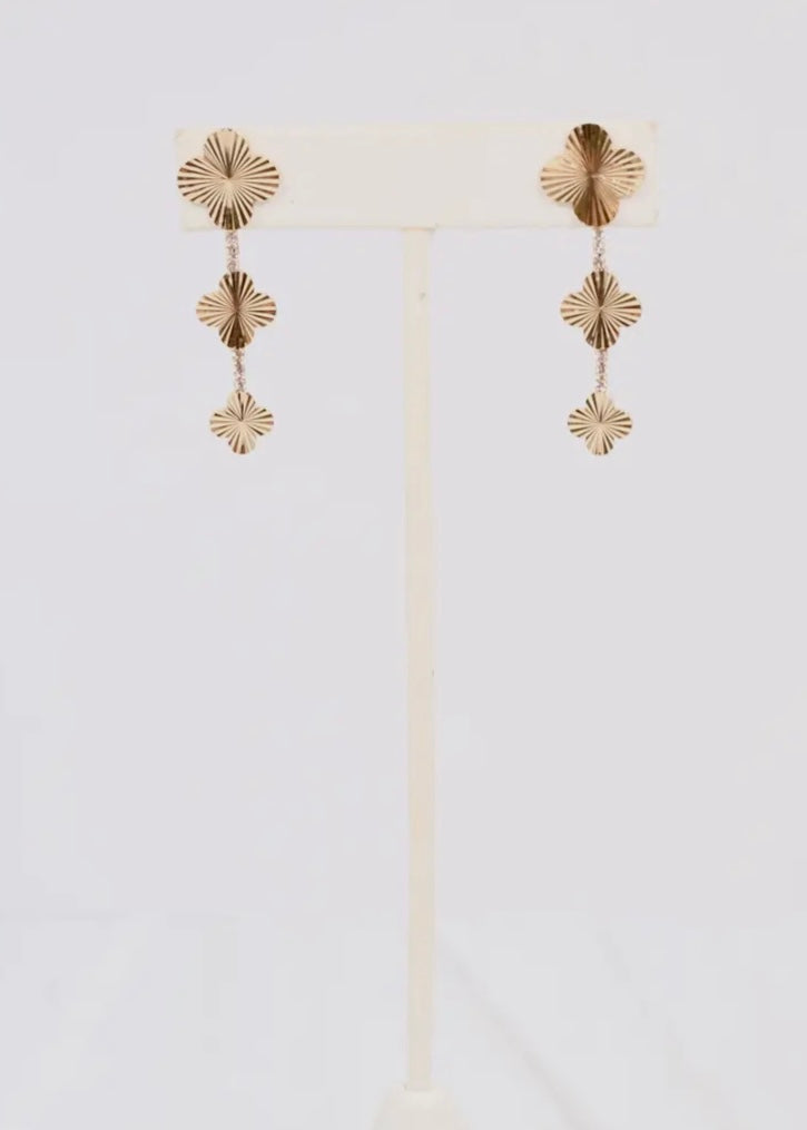 Luken Clover Drop Earrings