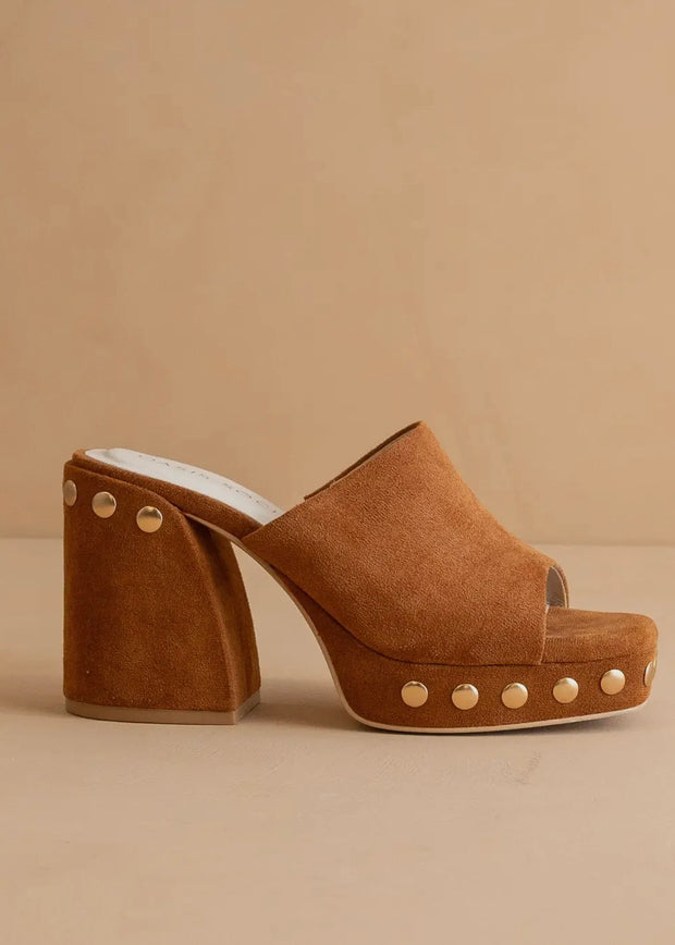 The Leona Studded Platform Heel