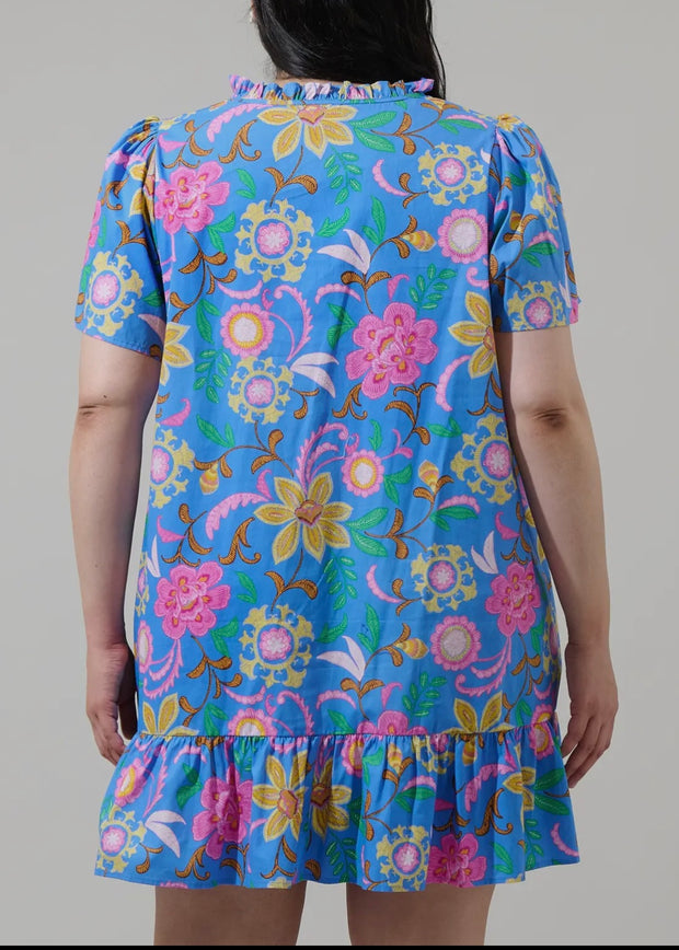 The Celeste Floral Mini Dress