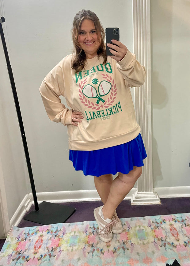 Queen of Pickleball Sweatshirt/Plus