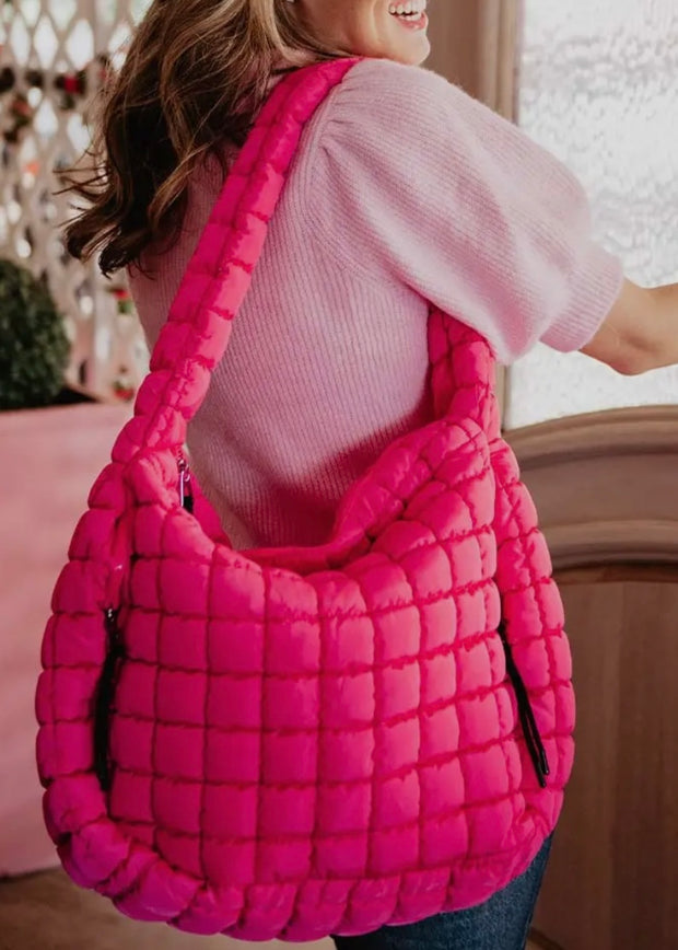 XL Quilted Tote Bag