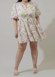 The Lita Floral Shift Mini Dress