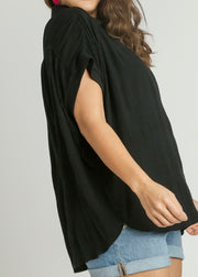 Classic Texture ButtonDown Top/Plus