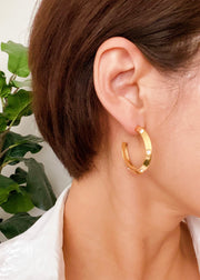 Jewel Studded Hoop Earrings