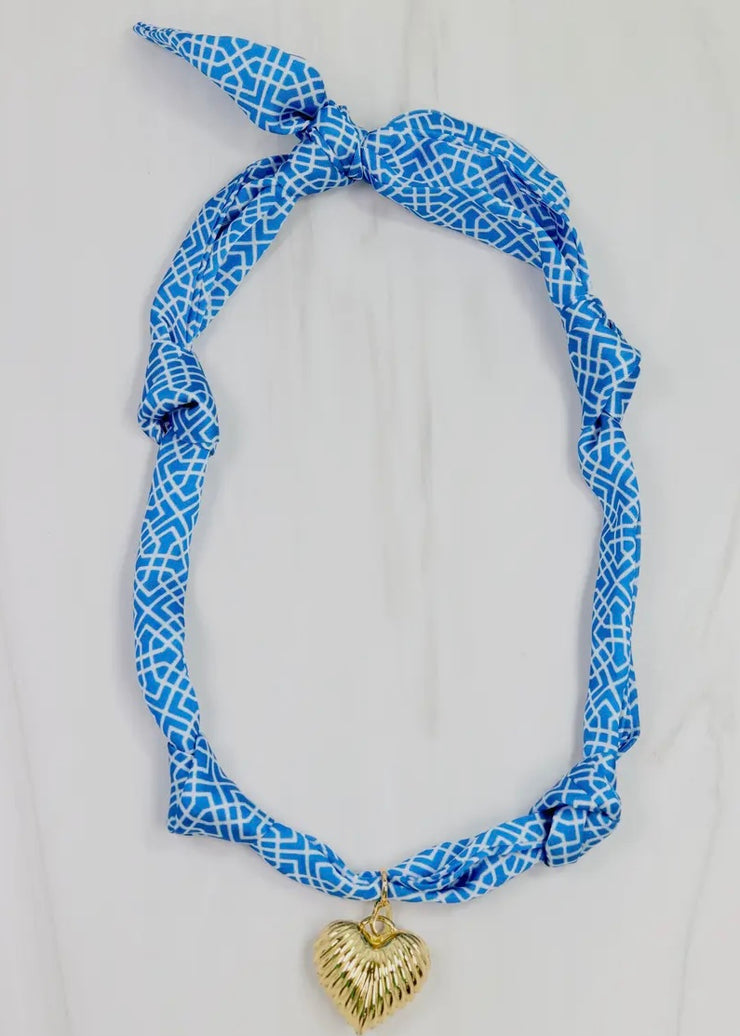 Serafina Scarf Charm Necklace