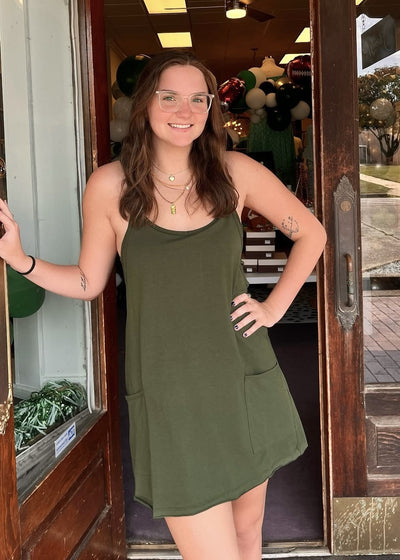 On The Go Romper Dress