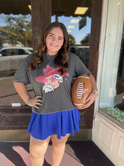 Rebels Pink Star Mascot Tee