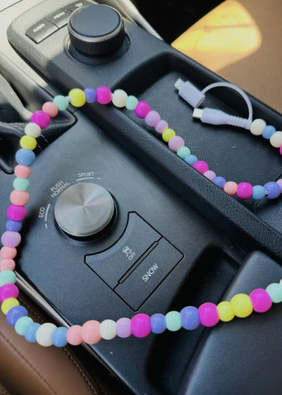 Dual Style Beaded Phone Charger