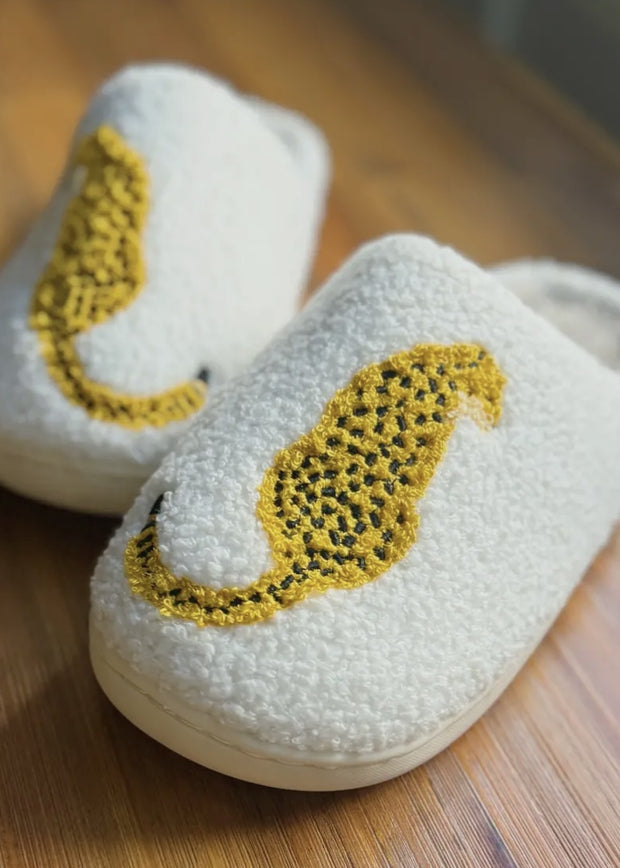 Cheetah Lounge Slippers