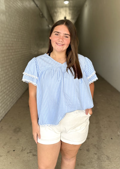 Sugar & Stripes Top/Plus