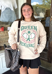 Queen of Pickleball Sweatshirt/Plus