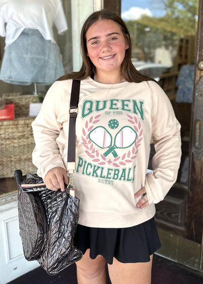 Queen of Pickleball Sweatshirt/Plus