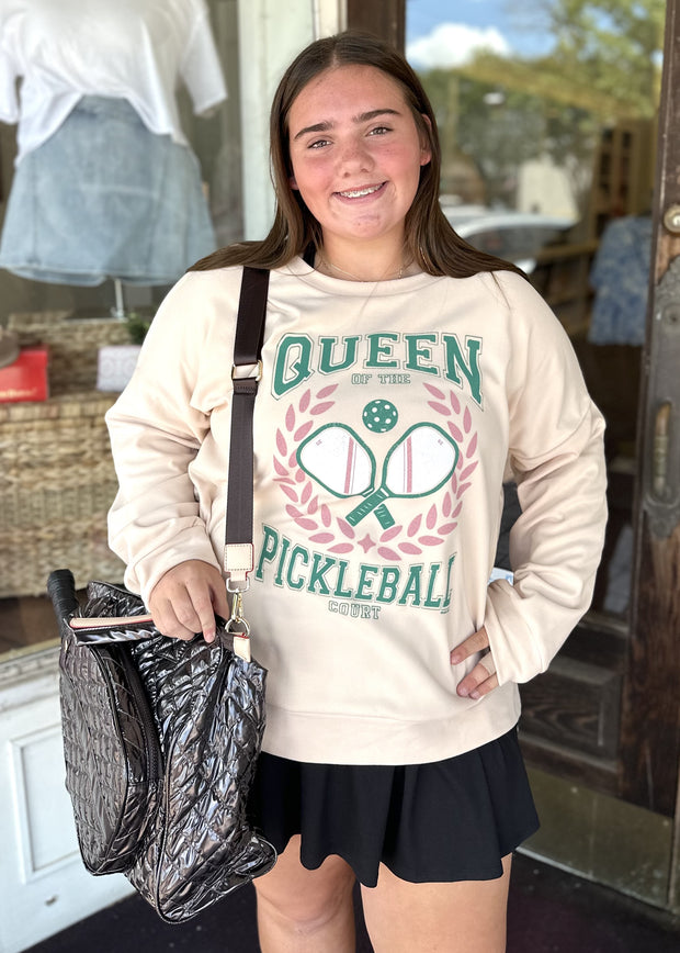 Queen of Pickleball Sweatshirt/Plus