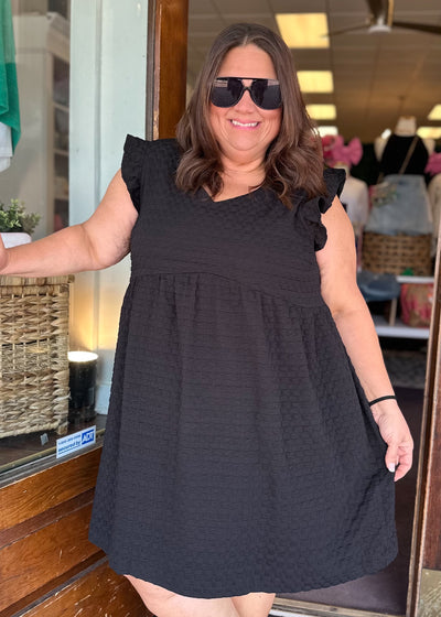 Textured EveryDay Ease Dress/Plus