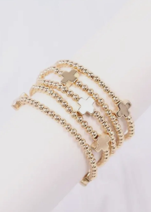 Olstead Cross Bracelet Set