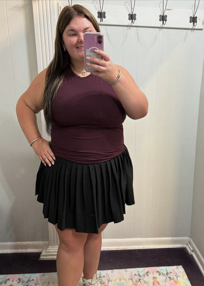 Court Crush Pleated Skort