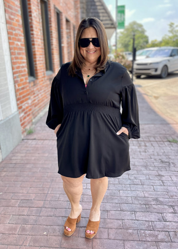 The After Hours Mini Dress/Plus