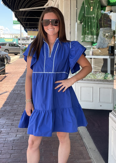 Bold & Beautiful Flutter Dress