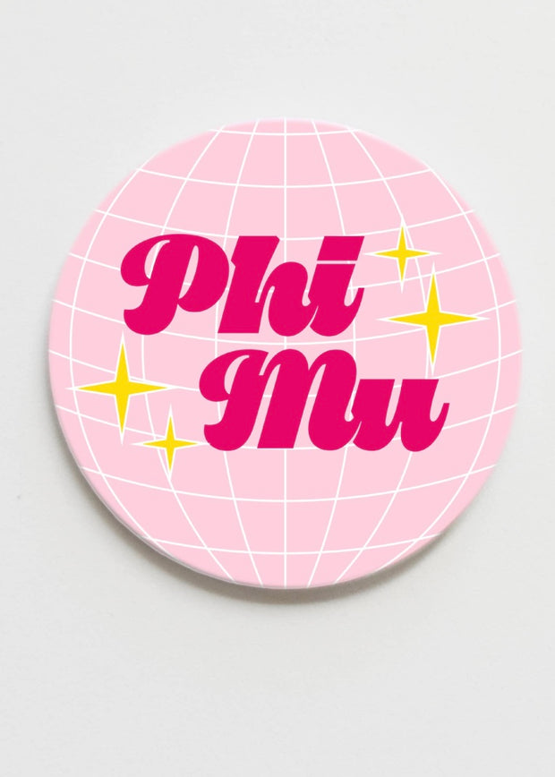 Phi Mu 1.5" Button Collection