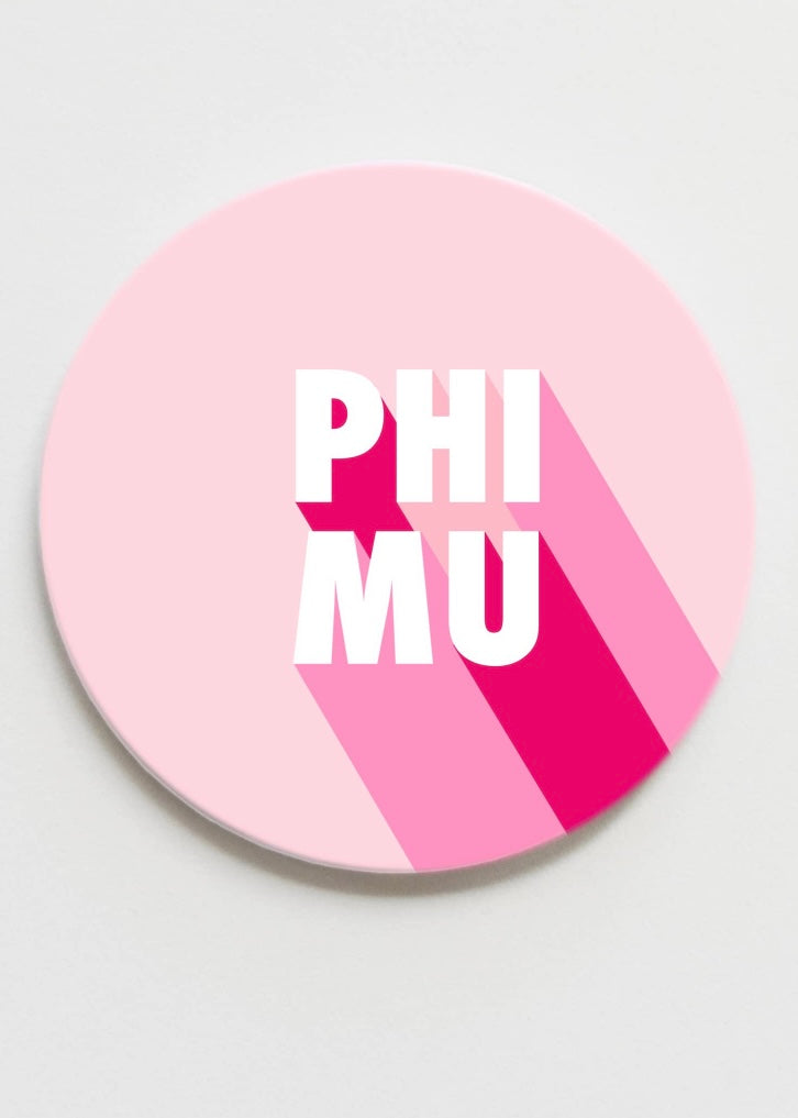 Phi Mu 2.25" Button Collection